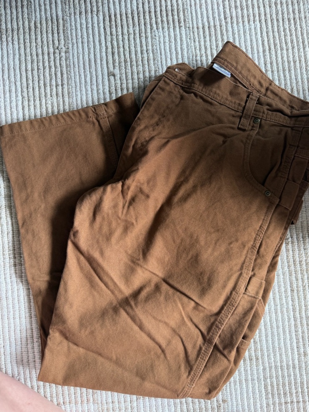 Men's Tan Chino Work Pants